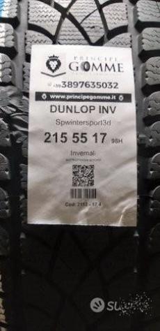 2 gomme 215 55 17 dunlop a2112 - Foto 2