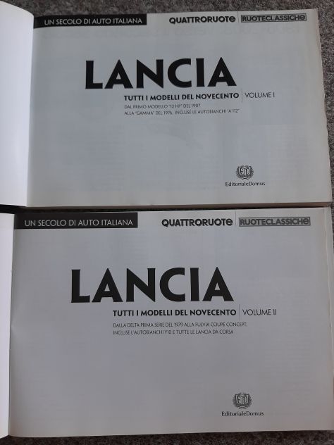 LANCIA TUTTI I MODELLI DEL NOVECENTO 2 VOLUMI PERFETTI - Foto 3