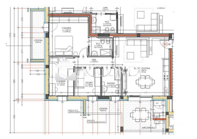 APPARTAMENTO di 3 vani e di 110 mq (MARENO DI PIAVE) rif. RB129 - Foto 4