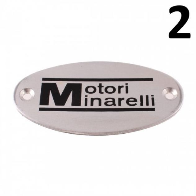 Targhetta carter motore per Minarelli P4 e P6 - Foto 3