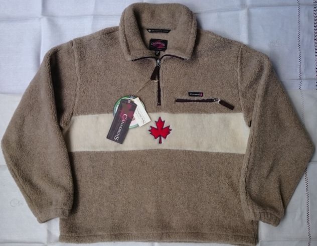 Felpa in lana taglia M originale CANADIENS