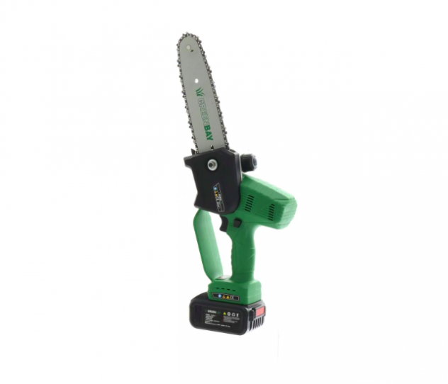 Potatore a batteria 18cm Greenbay con 2 batterie 4Ah 21V
