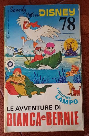 Album Figurine Disney 78 LE AVVENTURE DI BIANCA E BERNIE 1978 Edizioni Lampo. - Foto 4