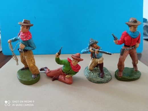 Soldatini cowboy in gesso - Foto 6