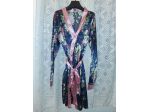 Vestaglia Donna a Kimono Fruscio in raso satinato lucido Taglia Unica