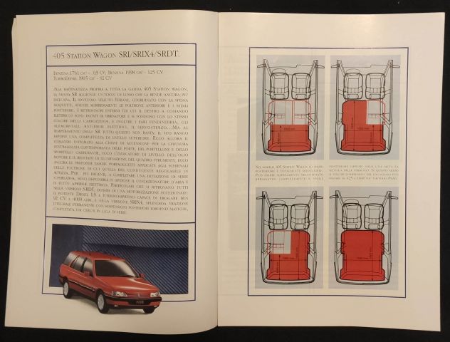 Depliant presentazione Peugeot 405 SW. - Foto 2