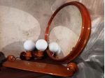 ACCESSORI BAGNO in legno originale anni '70