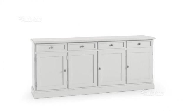 Credenze 4 ante nuove bianche cod 68