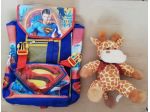 Zaino (cartella) scuola Superman + peluche omaggio