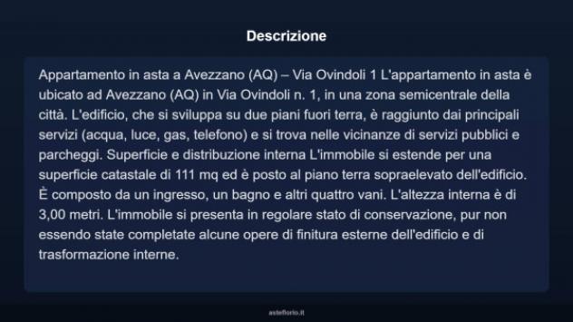 Immobile in asta di 111 m² in vendita a Avezzano - Foto 4