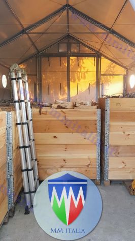 Coperture per magazzino deposito 8 x 20 con velcro e obló - Foto 6