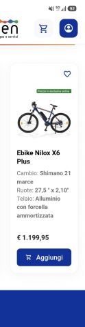 Vendo bici NILOX X6 PLUS