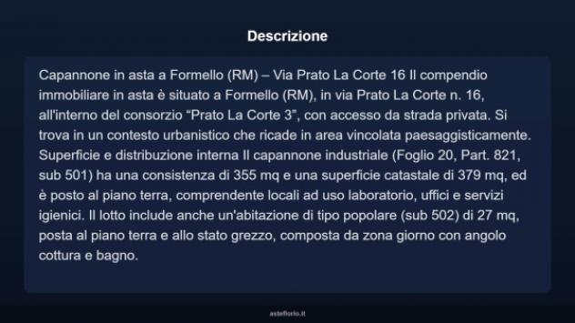 Immobile in asta di 379 m² in vendita a Formello - Foto 3