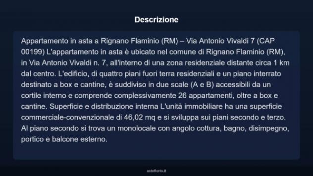 Immobile in asta di 46 m², box auto in vendita a Rignano Flaminio - Foto 18