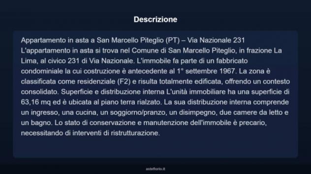 Immobile in asta di 63 m² in vendita a San Marcello Piteglio - Foto 18