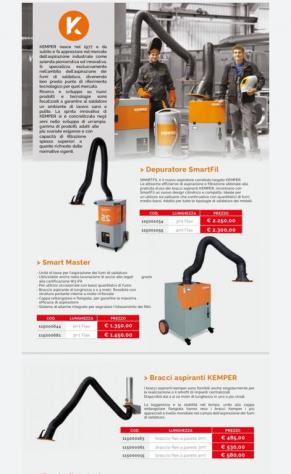 Aspiratori x saldatura . Nuovo