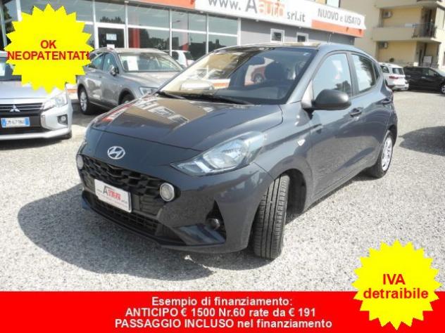 HYUNDAI i10 1.0 MPI Advanced 5p. -OK NEOPATENTATI- "80000 Km" rif. 24039356