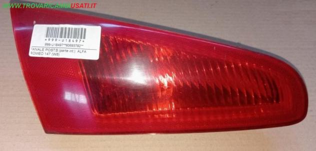 FANALE POST.S.(parte int.) ALFA ROMEO 147 (W8)  Parti elettriche  Fanaleria  Fanali  Fanale post. sx. ALFA ROMEO - 147 - 01-11-2004 - 01-07-2011