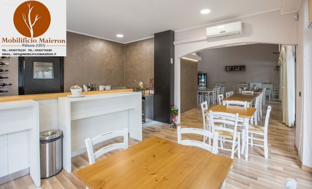 Sedie e Tavoli Ragusa  in Legno Per Ristorante Bar Pizzeria Pub Cod 106 - Foto 9