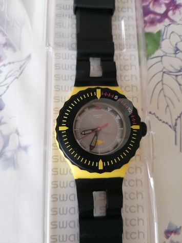 Swatch Scuba Libre Bumble Dive SUUJ100 2014 NUOVO MAI USATO NOS no Rolex - Foto 3