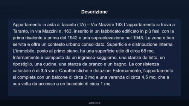 Immobile in asta di 68 m² in vendita a Taranto - Foto 16