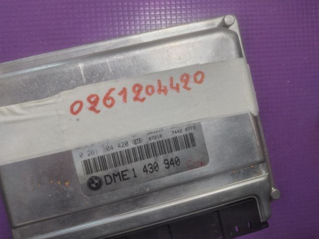 Centralina Motore Bmw Serie 3 E46 2004 0261204420 7503298 centralina motore per - Foto 6