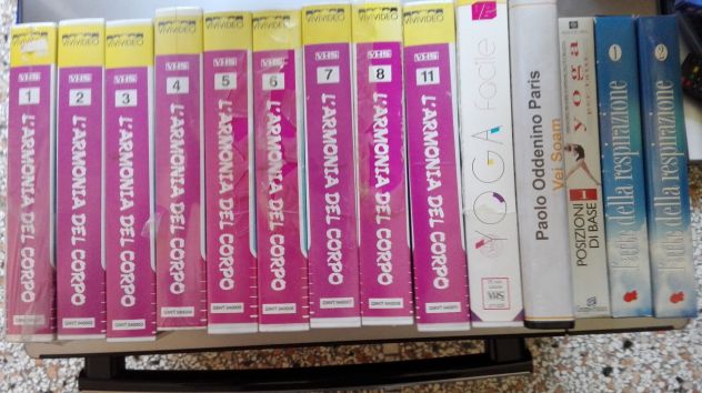 VIDEOCASSETTE SU YOGA E RESPIRAZIONE-ORIGINALI COME NUOVE-