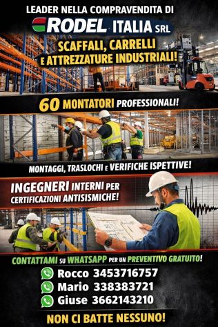 Scaffalature per magazzini