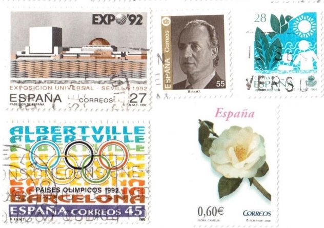 Francobolli da collezione Germania, Grecia, Portogallo &amp; Spagna - Foto 10