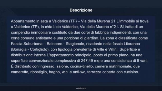 Immobile in asta di 247 m² con più di 5 locali in vendita a Valderice - Foto 17