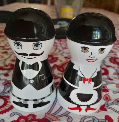 sale e pepe in ceramica uomo e donna