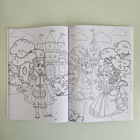 Libro da Colorare, Colouring Book - Principessa A4 - 2026 - TRACCIATA!! - Foto 4