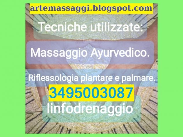 Massaggio rilassante professionale per te massaggiatore Ayurveda - Foto 3 Tel:3495003087
