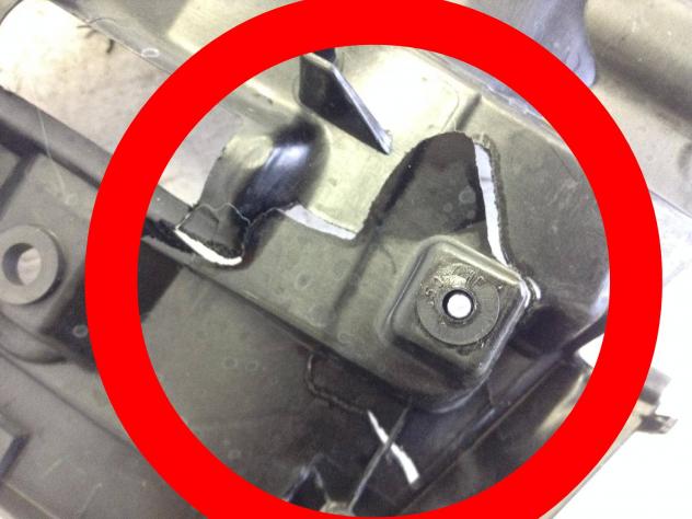 HONDA CBR RR ABS KM0 600 PARAFANGO POSTERIORE INTERNO SOTTOCODA 2024 2026 - Foto 2