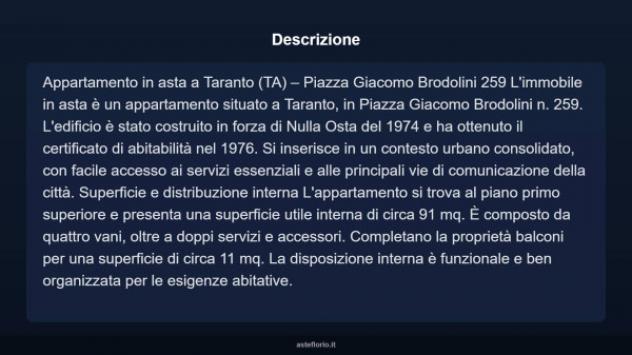 Immobile in asta di 91 m² in vendita a Taranto - Foto 14