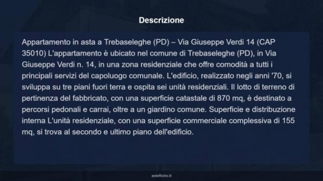 Immobile in asta di 155 m², box auto in vendita a Trebaseleghe - Foto 17
