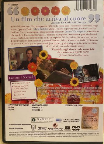Dvd Se solo fosse vero con Reese Witherspoo e Mark Ruffalo 2005 - Foto 2