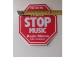 Sticker adesivo Radio Milano International ottagonale