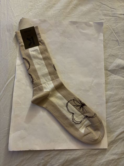 1 PAIO DI CALZE NUOVE DA UOMO FIRMATE ORIGINALI”KENZO”MADE IN ITALY,N’42-44 - Foto 2