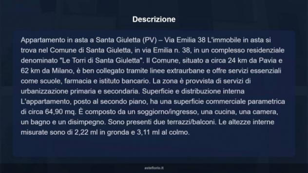 Immobile in asta di 60 m², box auto in vendita a Santa Giuletta - Foto 17