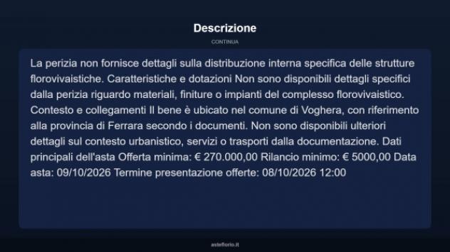Immobile in asta di 36540 m² in vendita a Voghiera - Foto 10
