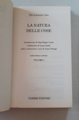 LUCREZIO - La natura delle cose Vol. 1 & 2 - Foto 3