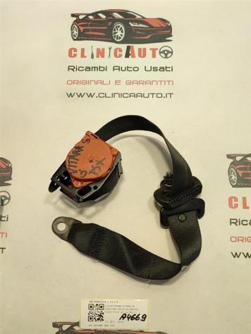 CINTURA DI SICUREZZA POSTERIORE SX SUZUKI Grand Vitara JB 84980-65J0 F9Q (06) - Foto 3