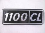 67935 TARGHETTA LOGO FREGIO STEMMA SCRITTA "1100 CL" PARAFANGO POSTERIORE F &hellip;