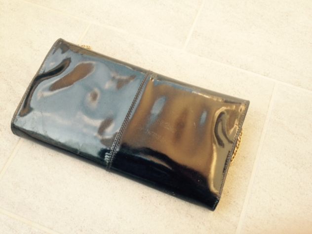Pochette nera laccata - vintage - Foto 4