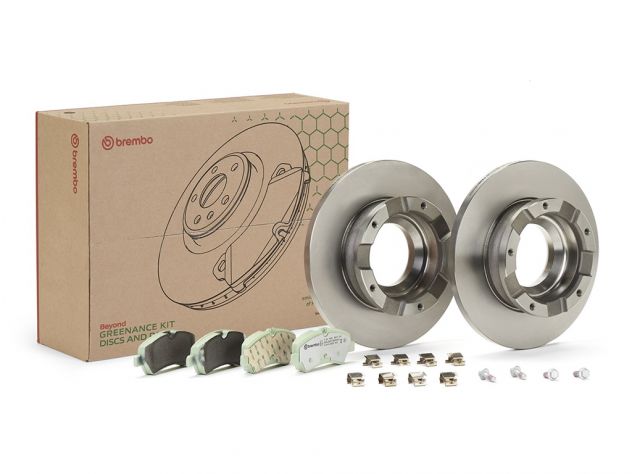 Kit freni dischi pastiglie per Ford Tourneo Custom Ate Bosch pinze freno