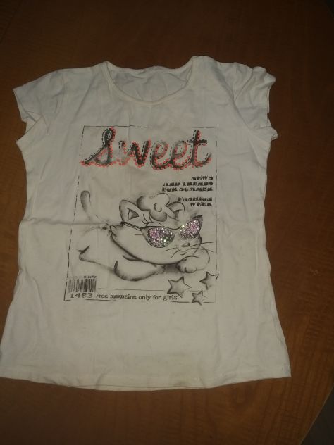 Lotto 7 t shirt bambina 6anni - Foto 4