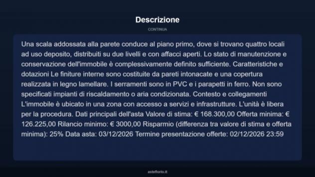 Immobile in asta di 306 m² in vendita a Mirandola - Foto 6