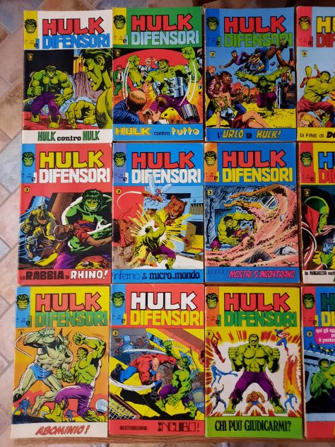Fumetti HULK E I DIFENSORI editoriale Corno primi anni 70 - Foto 2
