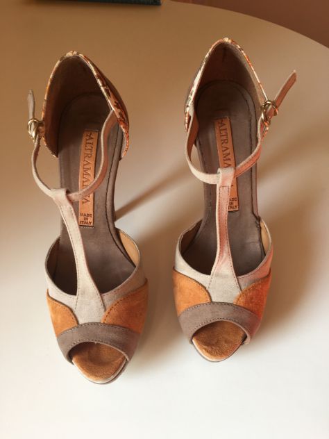 Scarpe donna in camoscio n 37 tacco 120